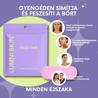 LUMNI SKIN™ -  Face Tape, Arctapasz (64 db)